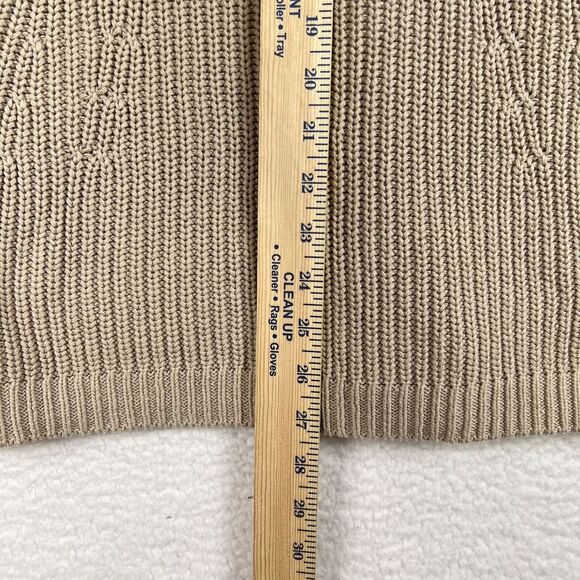 Vtg Eddie Bauer Cardigan Sweater Womens Small Chunky Knit Button Front Y2K - Picture 14 of 15